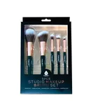 5 Pcs Studio Makeup Brush Set (Black)