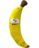 for Dogs | Bruiser Banana (Small) | Funny Dog Toy | Power Plush Dog Toy with Squeaker | Dog Gift | Fun, Durable | H&K Squeaky Dog Toy