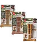 by Ethical Products 4 in Bambone Plus Easy Grip Peanut Butter, Beef & Chicken Dog Chew Bundle Bamboo & Nylon Anti Anxiety Bone for Aggressive Chewers & Dental Health for Dogs Large (3 Pack)