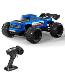 1/16 Remote Control Car for Kids 2.4GHz 4WD 36KM/H High Speed Vehicles Fully Proportional Remote Control Short Truck, Blue, 1 Battery