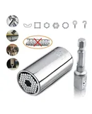 Universal Socket Head Multifunctional Chromeplate 7‑19mm Chrome Vanadium Steel Torsion Wrench Sleeve