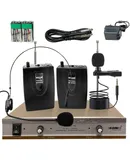 VHF Dual Channel DIGITAL Wireless Microphone System with Receiver
