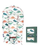 Infant Lounger Baby Nest Replacement Cover | Hypoallergenic | Premium | [Fits Dockatot Deluxe+] (Cover Only) (Dino World)