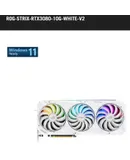 ROG-STRIX-RTX3080-10G-WHITE-V2 LHR version ROG STRIX GeForce RTX™ 3080 V2 White version 10GB GDDR6X graphics card with enhanced design and strong cooling performance