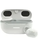 JBL Endurance Race TWS - Waterproof true wireless active sport earbuds, JBL Pure Bass Sound, Up to 30 hours of battery life, IP67 Waterproof and Dustproof, Ambient Aware & TalkThru (White)