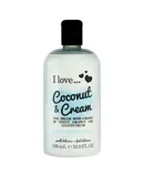 Bath and Shower Creme - Coconut and Cream by I Love Cosmetics for Women - 16.9 oz Shower Cream