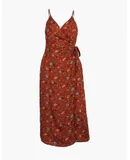 Strappy Wrap Dress