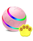 Interactive Dog Toys,Active Rolling Ball for Dogs with LED Lights，Wicked Ball，Silicone Material,Durable Motion Activated，Jumping Activation Ball for Puppy/Small/Medium Dogs, USB Rechargeable