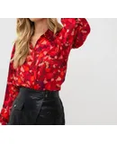 Esqualo Wonders Basic Blouse In Multi Print