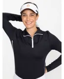Keep it Covered Longsleeve Golf Top Black