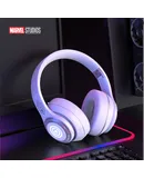 Marvel co-branded headset Bluetooth headset wired computer game noise reduction headset boys wireless hanging neck sports-white