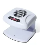 Air Nail Dryer with Automatic Sensor, 300W Timing Nail Fan Blow Dryer for Both Hands and Feet, Warm & Cool Wind Blower for Regular Nail Polish, Home and Salon Use No Harmful -white