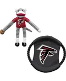 NFL Unisex NFL Sock Monkey and Flying Disc Pet Toy Combo Set