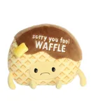 Aurora® Witty JUST SAYIN'™ 22cm Sorry You Feel Waffle™ Brown Stuffed Animal
