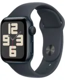 Apple Watch SE 2nd Generation (GPS) 40mm Aluminum Case with Midnight Sport Band - M/L - Midnight - (2024)