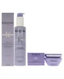 Blonde Absolu Ultra Violet Masque and Cicaplasme Serum Kit by Kerastase for Unisex - 2 Pc Kit 6.8oz Masque, 5.1oz Serum