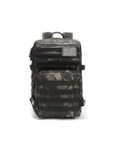Camouflage tactical backpack hiking duffel bag large capacity sports backpack 3P attack outdoor 45L-camouflage  black