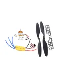 GoolRC A2212 1000KV Brushless Motor w/30A Brushless ESC and Pair 1045 Propeller for DJI F450 F550 Quadcopter FPV Part(A2212 1000KV Brushless Motor,30A Brushless ESC,1045 Propeller)