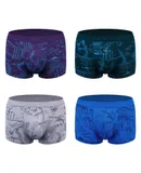 Men's Breathable Modal Microfiber Trunks Underwear Covered Band Multipack - 14.5 x 10.41'