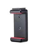 Ulanzi ST-07 Adjustable Phone Holder Vlog Phone Clip with 1/4 Inch Screw Holes Extending Cold Shoe for 5.6-8.3cm Width Smartphone for Tripod LED Light Microphone