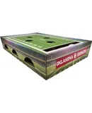 NCAA Oklahoma Sooners Cat Scratcher Box, Game Day Cat Toy, NCAA Football Field Designed Cat Scratcher and Lounge, Stimulating Cat Game