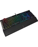 CORSAIR - K100 RGB Full-size Wired Mechanical OPX Linear Switch Gaming Keyboard with Elgato Stream Deck Software Integration - Black-CH-912A01A-NA