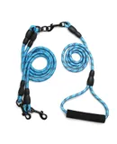 Dog Leash Reflective Dog Leash Dog Training Leash for 2 Dogs with Comfortable Padded Handle 6ft/78in