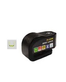 Motorcycle, electric car disc brake lock, lock brake disk lock waterproof anti-theft with reminder rope(black)