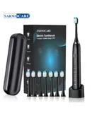 5 speed 8 brush head portable case magnetic levitation electric toothbrush adult inductive charging