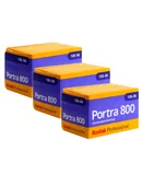 3x Kodak Professional Portra 800 Color Negative Film (35mm Roll Film, 36 Exposures)