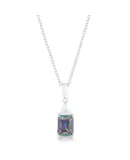 Classic Mystic Cubic Zirconia Drop Necklace
