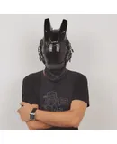 CosTribe Punk Gothic Helmet Mask Futuristic Techwear Sci Fi Halloween Cosplay Halloween Party Music Accessories-Style B