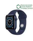Apple Watch Series 6(GPS,44mm)-caja de aluminio Azul con correa Azul(Renovado A)