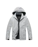 Nianjin Men's Lightweight Waterproof Hooded Raincoat Outdoor Raincoat Shell Jacket for Hiking