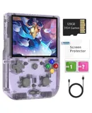 RG405V Retro Handheld Game Console , Unisoc Tiger T618 Android 12 System  , 128G TF Card 3172 Games 5500mAh Battery ,purple