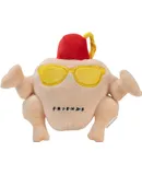 Turkey Head Plush Dog Toy | Soft Cute Squeaky Toy for All Dogs | Stuffed Animal Dog Toys with Squeaker for Added Fun from Friends Thanksgiving Episode 8 Inch