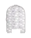 Baby Lounger Replacement Cover, Newborn Lounger cover for 0-12 Months, Breathable & Portable Infant Lounger Case, Soft Baby Floor Seat Cover for Travel, Machine Washable (Cover Only), Grey elephants