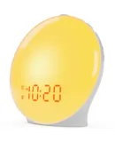 Wake Up Light Sunrise Alarm Clock for Kids, 7 Colors, 7 Natural Sounds, Ideal for Gift