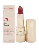 Joli Rouge Satin Lipstick - 731 Rose Berry by Clarins for Women - 0.1 oz Lipstick
