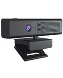 FHD 1080P Webcam with Microphone,Media Webcam with 4 Microphones and Speakers,Plug and Play USB Webcam for Online Calls/Conferences,Zoom/Skype/Facetime/YouTube,Laptops/Desktops
