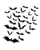 Halloween Party Supplies Hallween Decorations Bats Wall Decor-140PCS
