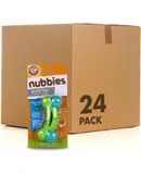 Nubbies Duality Bone Dental Dog ToyBest Dog Chew Toy for Moderate ChewersDog Dental Toy Helps Reduce Plaque & TartarGreen Apple Flavor Baking Soda (Pack of 8)