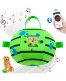 Interactive Dog Toys Chew-Resistant Interactive Dog Ball Nylon Dog Balls with Rope Bluetooth-Enabled for Music Connection Moving Dog Ball Interactive Dog Balls for Medium Dogs
