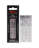Salon Effects Nail Accents - 104 Princess Cut by Sally Hansen for Women - 40 Pc Stickers