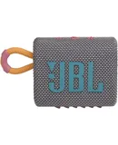 JBL Go 3: Portable Speaker with Bluetooth, Builtin Battery, Waterproof and Dustproof Feature Gray JBLGO3GRYAM