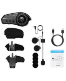 Motorcycle helmet headphones, motorcycle Bluetooth headphones, music headphones, Bluetooth 5.0 solution, 800MA battery illuminated
