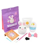 The Woobles Beginners Crochet Kit with Easy Peasy Yarn as seen on Shark Tank - with Step-by-Step Video Tutorials - JoJo The Bunny