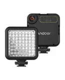 IR49S Mini IR Night Vision Light Infrared Photography Light for Video Camera Camcorder Built-in Rechargeable Battery with 3 Cold Shoe Mount for Vlog Video Recording