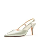 Sandals/Liangan/Temperament/French Style/Front Bag/Occupation/High Heels/Satin/Sexy/Solid Color