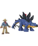 Fisher-Price Imaginext Jurassic World Dominion Stegosaurus Dinosaur & Dr. Alan Grant Set